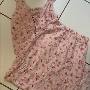 Floral Pink Nightgown